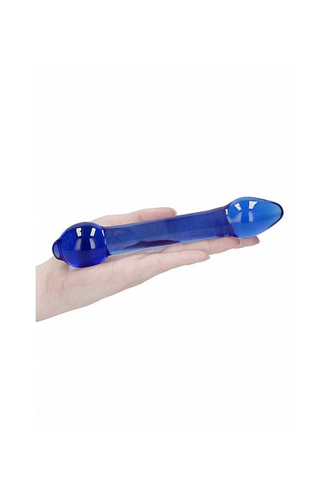 Shots Toys - Chrystalino - Treasure Glass Dildo - Blue - Image 5