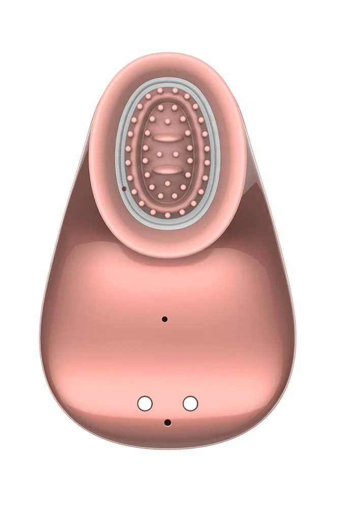 Shots Toys - Innovation - Twitch Hands Suction & Vibration Clitoral Toy - Rose Gold - Image 6