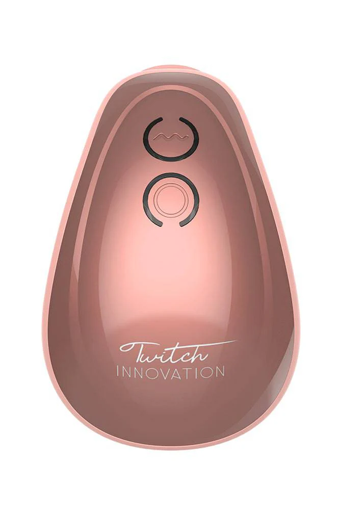 Shots Toys - Innovation - Twitch Hands Suction & Vibration Clitoral Toy - Rose Gold - Image 8