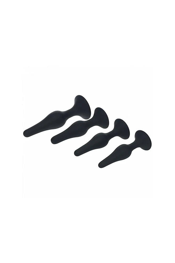 Shots Toys - Levelz - 4 PC Slim Silicone Anal Plug Set - Image 3