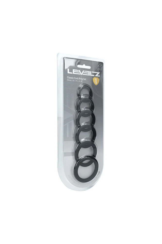 Shots Toys - Levelz - 6 PC Silicone Cock Ring Set - Image 2