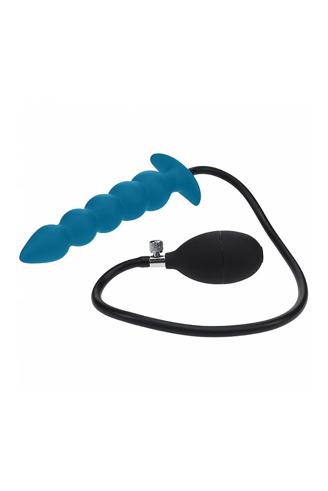 Shots Toys - Levelz - Beaded Inflatable Silicone Anal Plug - Image 2