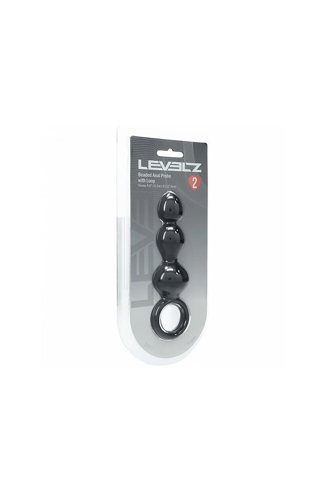 Shots Toys - Levelz - Beaded Silicone Anal Plug - Image 4