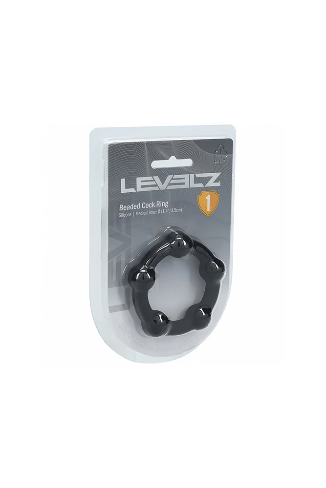 Shots Toys - Levelz - Beaded Silicone Cock Ring - Image 2