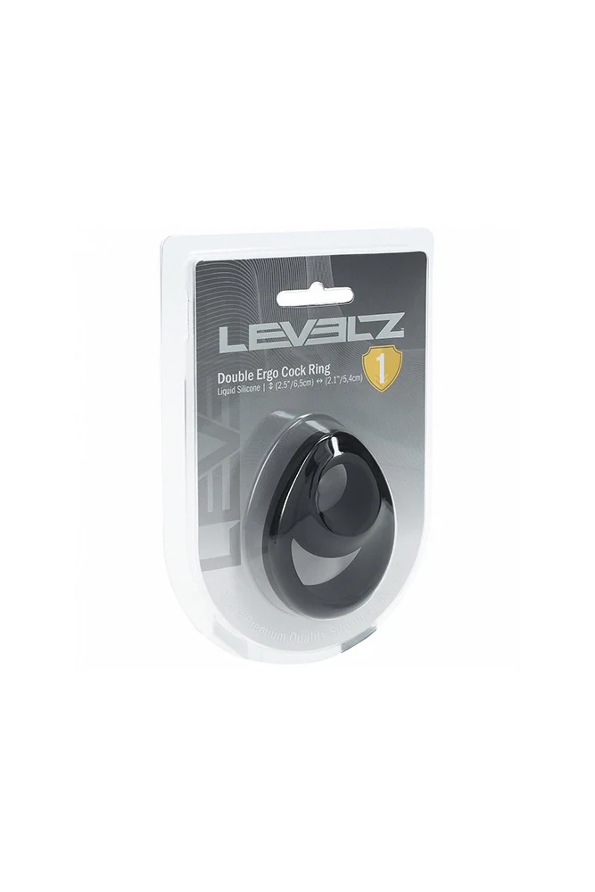 Shots Toys - Levelz - Double Ergo Silicone Cock Ring - Image 4