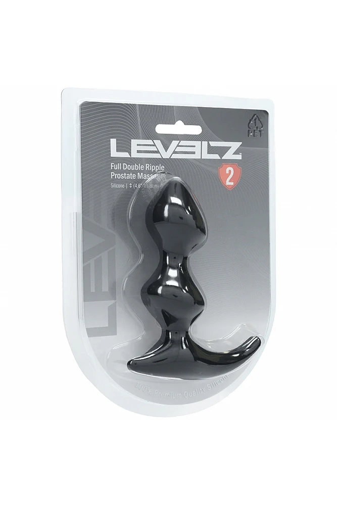Shots Toys - Levelz - Full Double Ripple Silicone Prostate Massager - Image 6