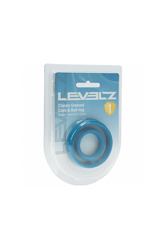 Shots Toys - Levelz - Grooved Silicone Cock & Ball Ring - Image 4