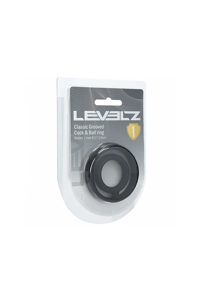 Shots Toys - Levelz - Grooved Silicone Cock & Ball Ring - Image 5