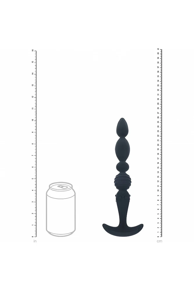 Shots Toys - Levelz - Multi-Textured Silicone Anal Probe - Image 4