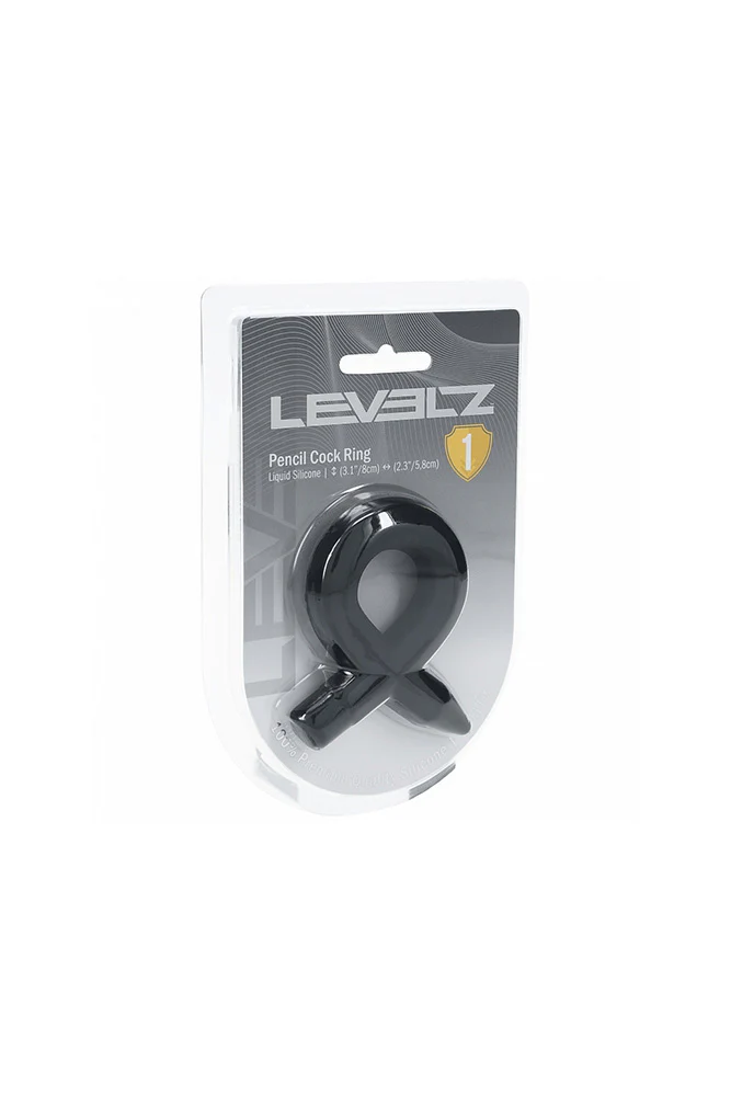 Shots Toys - Levelz - Pencil Liquid Silicone Cock Ring - Image 4