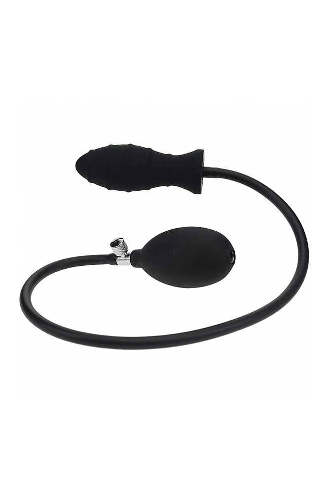Shots Toys - Levelz - Ribbed Inflatable Silicone Anal Plug