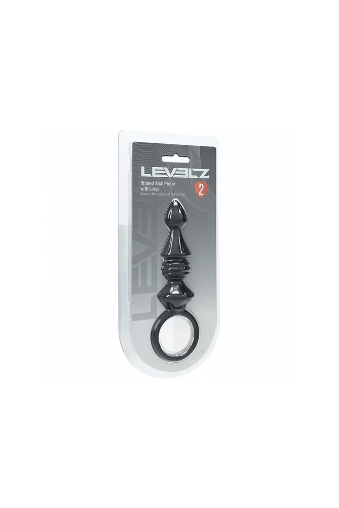 Shots Toys - Levelz - Ribbed Silicone Anal Plug - Image 4