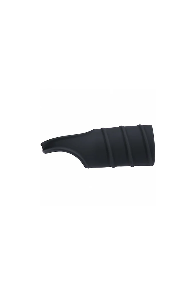Shots Toys - Levelz - Silicone Cock Ring & Ribbed Sleeve - Image 2