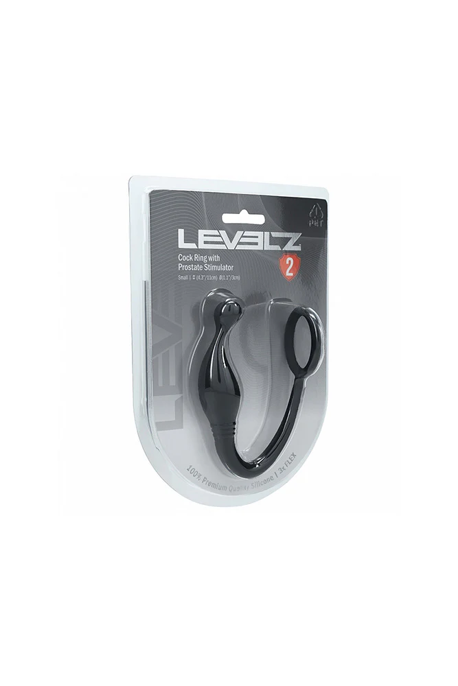 Shots Toys - Levelz - Silicone Cock Ring with Prostate Stimulator - Image 6
