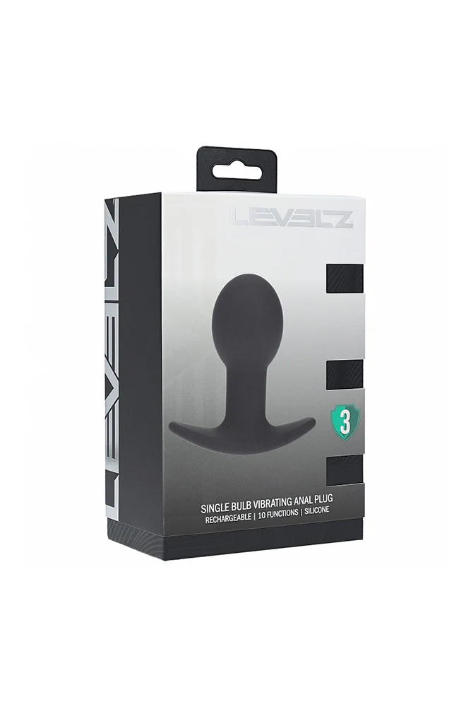 Shots Toys - Levelz - Single Bulb Vibrating Silicone Anal Plug - Image 6