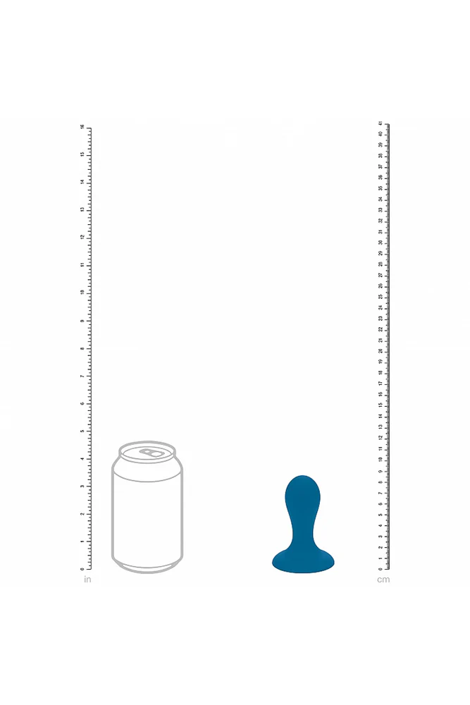 Shots Toys - Levelz - Small Single Rattle Liquid Silicone Anal Plug - Image 2