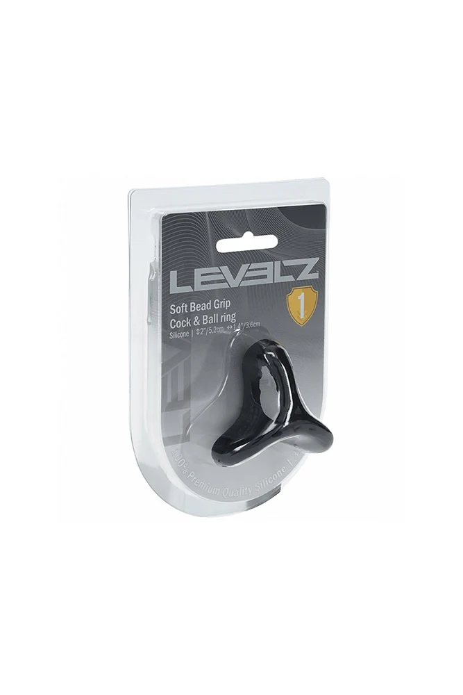 Shots Toys - Levelz - Soft Bead Silicone Cock & Ball Ring - Image 4