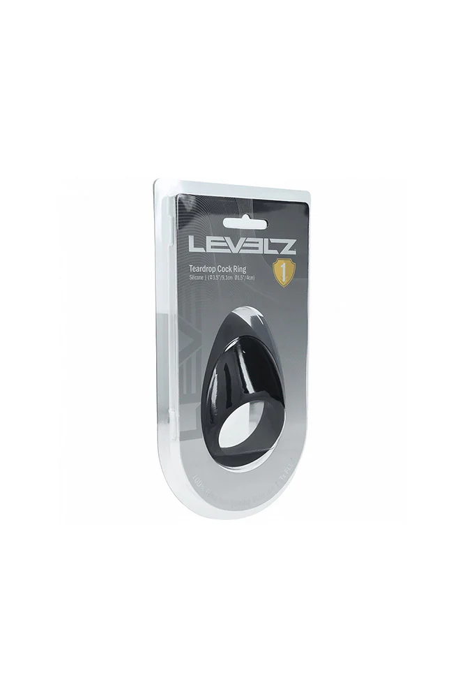 Shots Toys - Levelz - Teardrop Silicone Cock Ring - Image 5