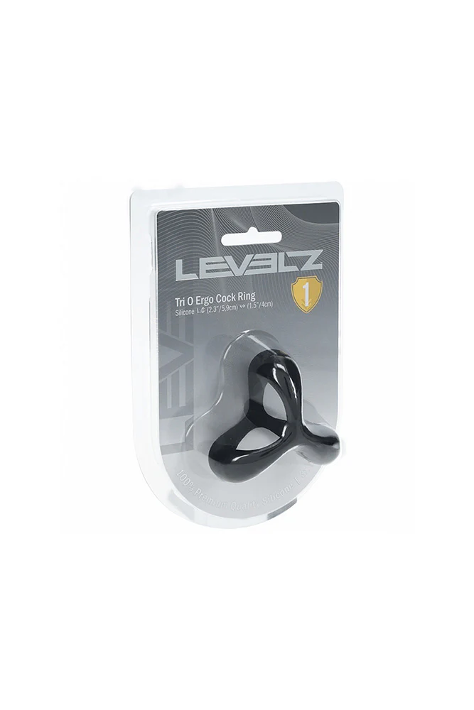 Shots Toys - Levelz - Tri O Ergo Silicone Cock & Ball Ring - Image 3