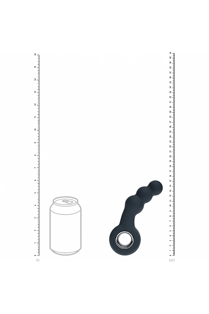 Shots Toys - Levelz - Vibrating Beaded Silicone Prostate Massager - Image 4