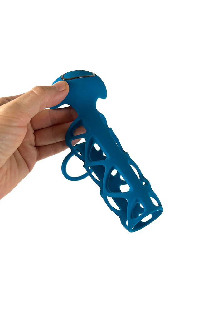 Shots Toys - Levelz - Vibrating Cage Silicone Cock Sleeve & Ball Ring - Image 5