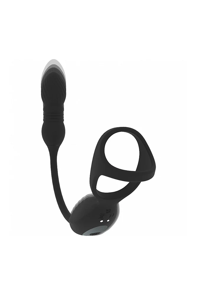 Shots Toys - Levelz - Vibrating & Thrusting Silicone Tri O Cock Ring with Prostate Stimulator - Image 2