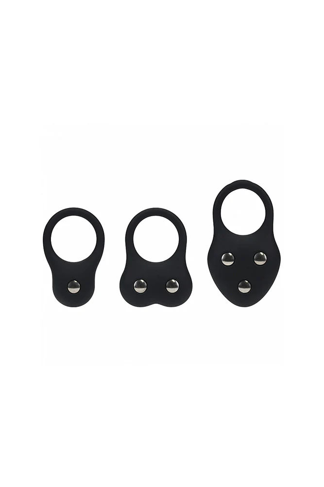 Shots Toys - Levelz - Weighted Cock Ring Training Trio - Image 3