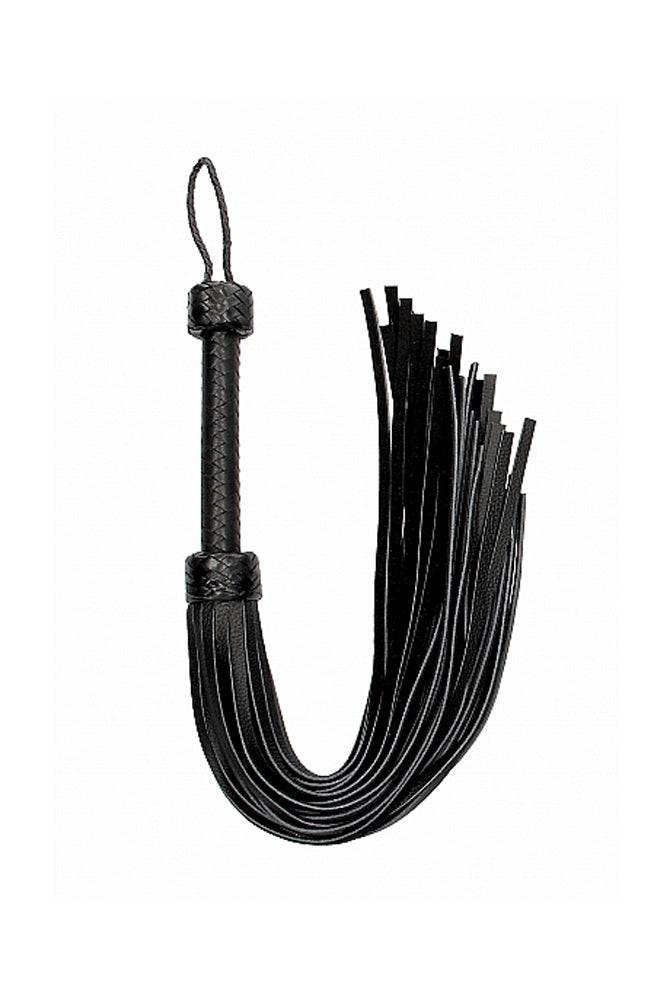 Shots Toys - Pain - Heavy Leather Tail Flogger - Black - Image 3