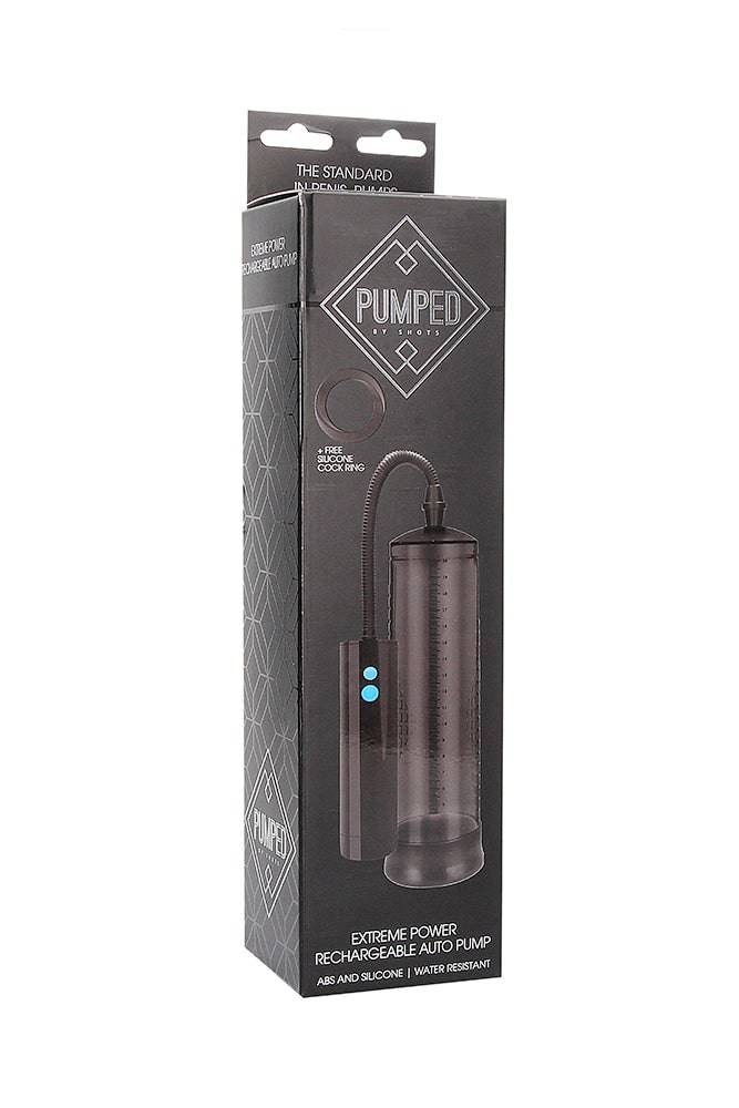 Shots Toys - Pumped - Extreme Power Rechargeable Auto Pump - Black - Image 7