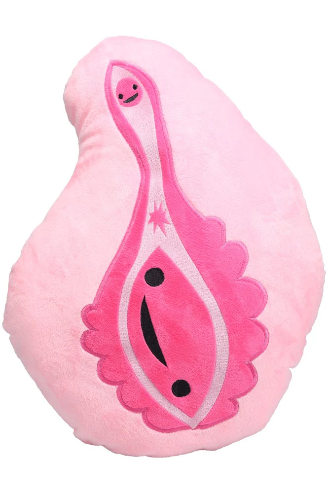 Shots Toys - Pussy Pillow Plushie with Storage Pouch - Pink