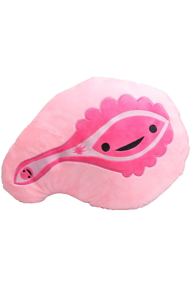 Shots Toys - Pussy Pillow Plushie with Storage Pouch - Pink - Image 2