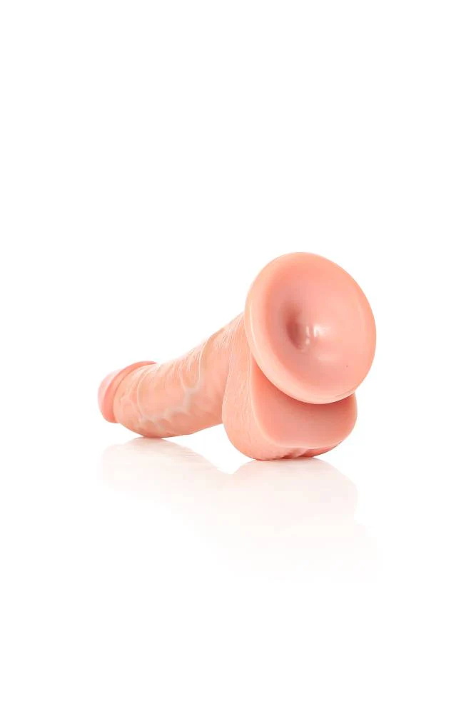 Shots Toys - RealRock - 6" Curved Dildo with Balls - Various Colors - Image 13