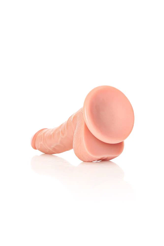 Shots Toys - RealRock - 7" Curved Dildo with Balls - Image 6