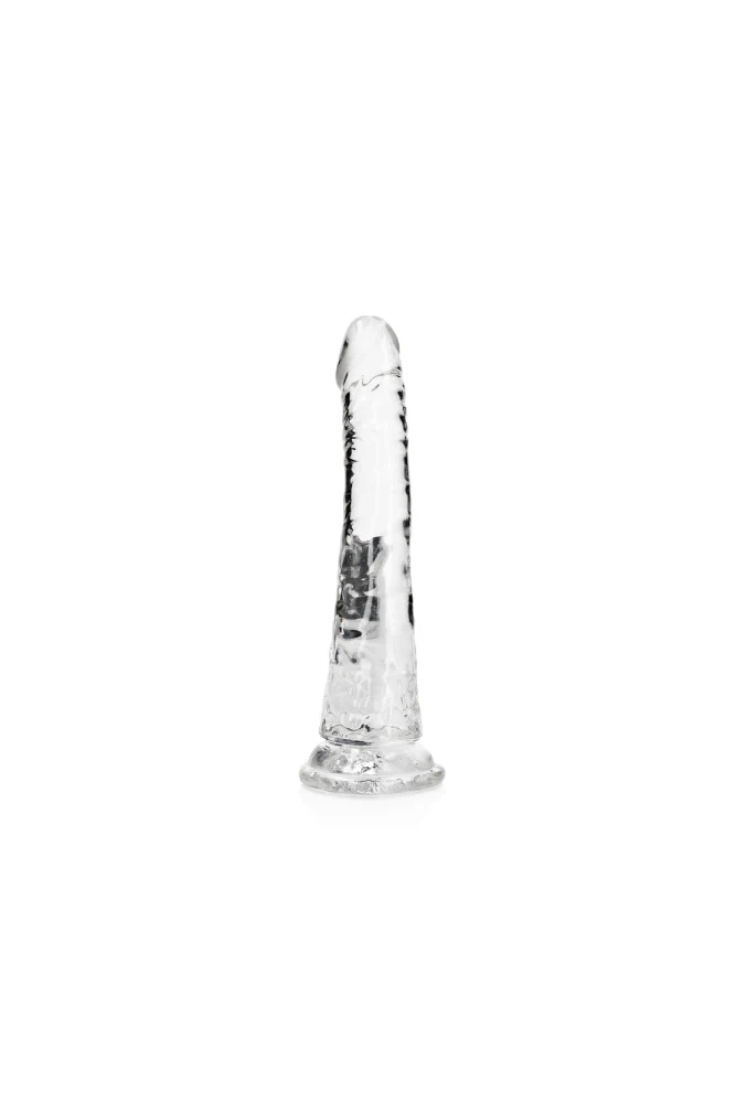 Shots Toys - RealRock - 7" Slim Realistic Dildo with Suction Cup - Clear - Image 2