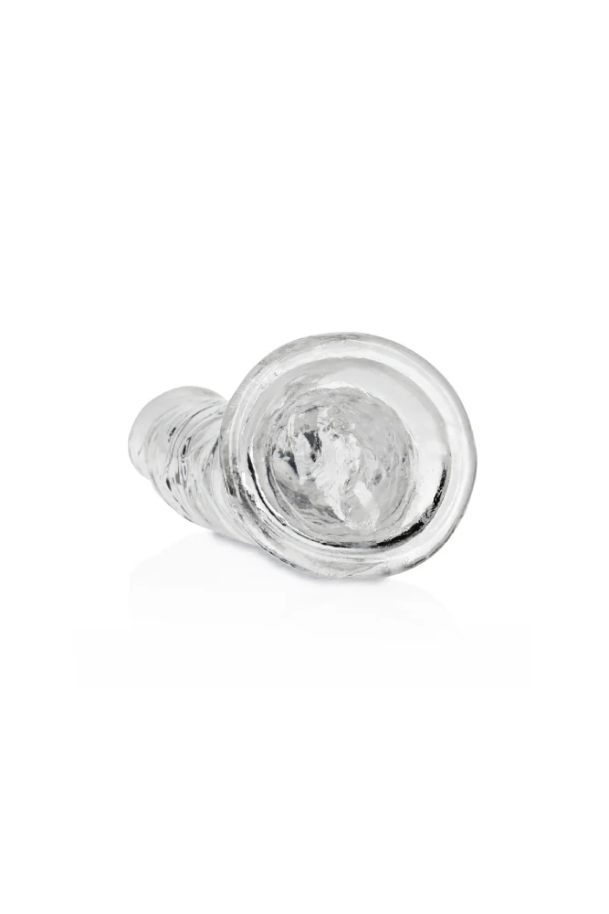 Shots Toys - RealRock - 7" Slim Realistic Dildo with Suction Cup - Clear - Image 4