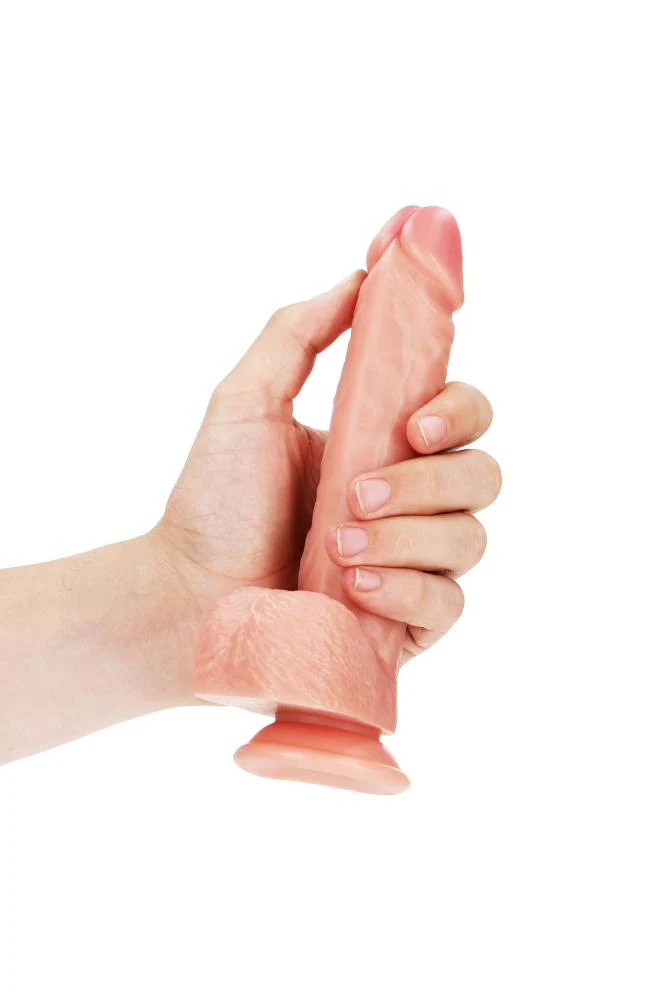 Shots Toys - RealRock - 7" Straight Dildo with Balls - Image 5