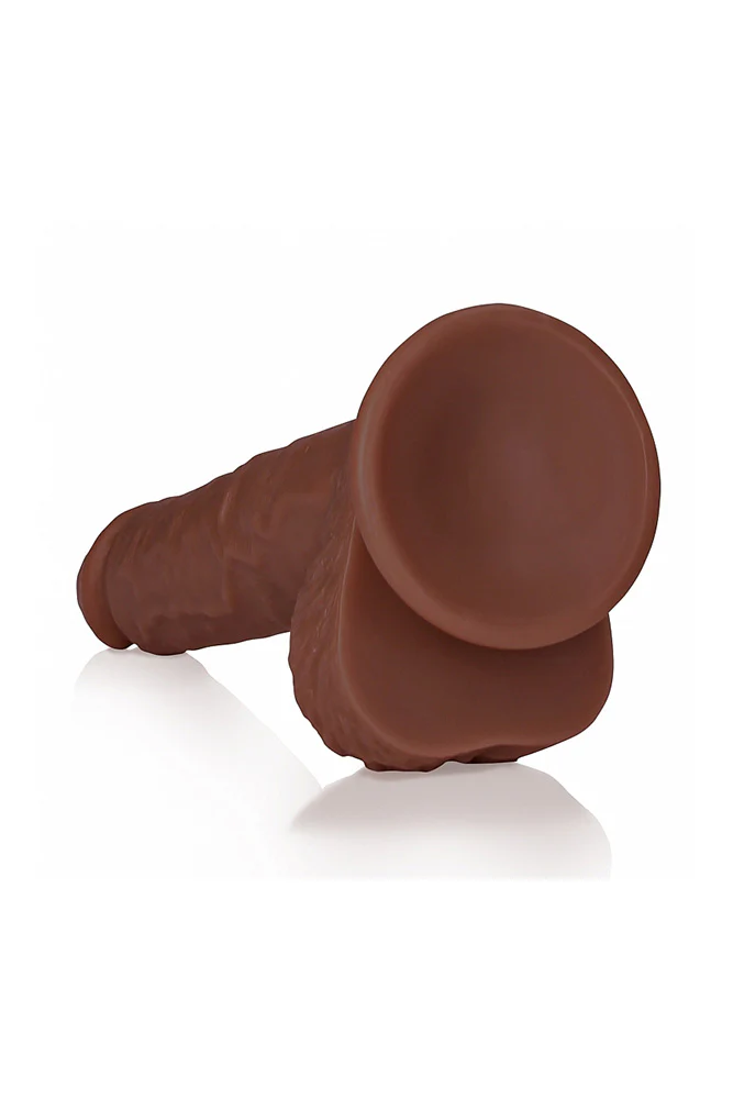 Shots Toys - RealRock - 8" Straight Dildo with Balls - Image 5