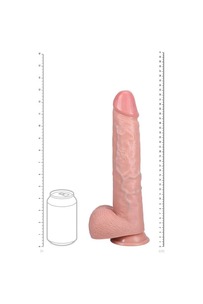 Shots Toys - RealRock - Extra Long 13" Dildo with Balls - Various Colors - Image 8