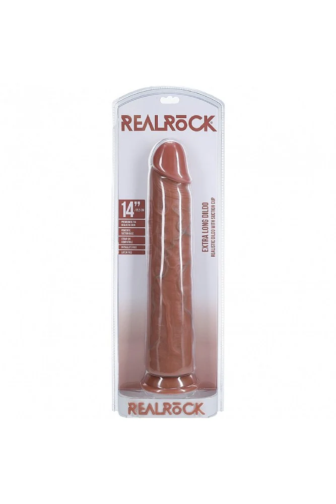 Shots Toys - RealRock - Extra Long 14" Dildo - Various Colors - Image 6