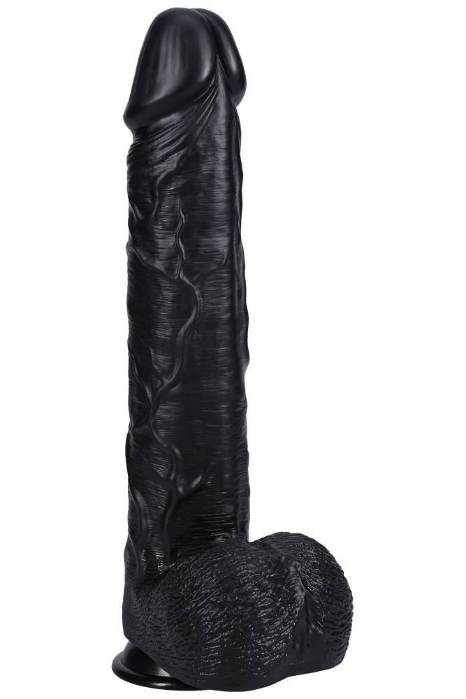 Shots Toys - RealRock - Extra Long 15" Dildo with Balls - Various Colors - Image 3