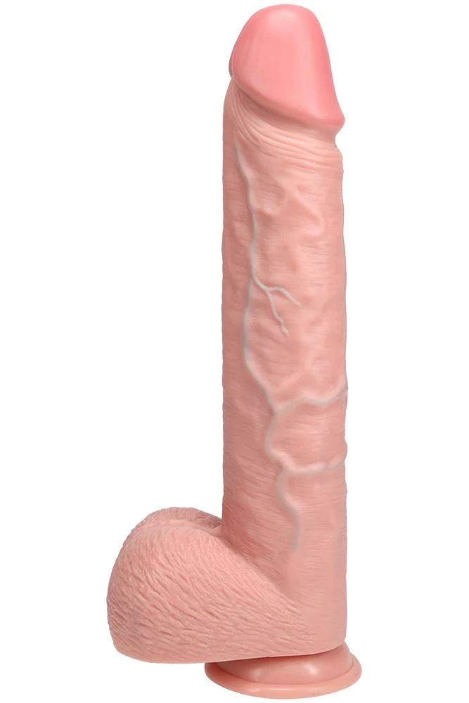 Shots Toys - RealRock - Extra Long 15" Dildo with Balls - Various Colors - Image 4