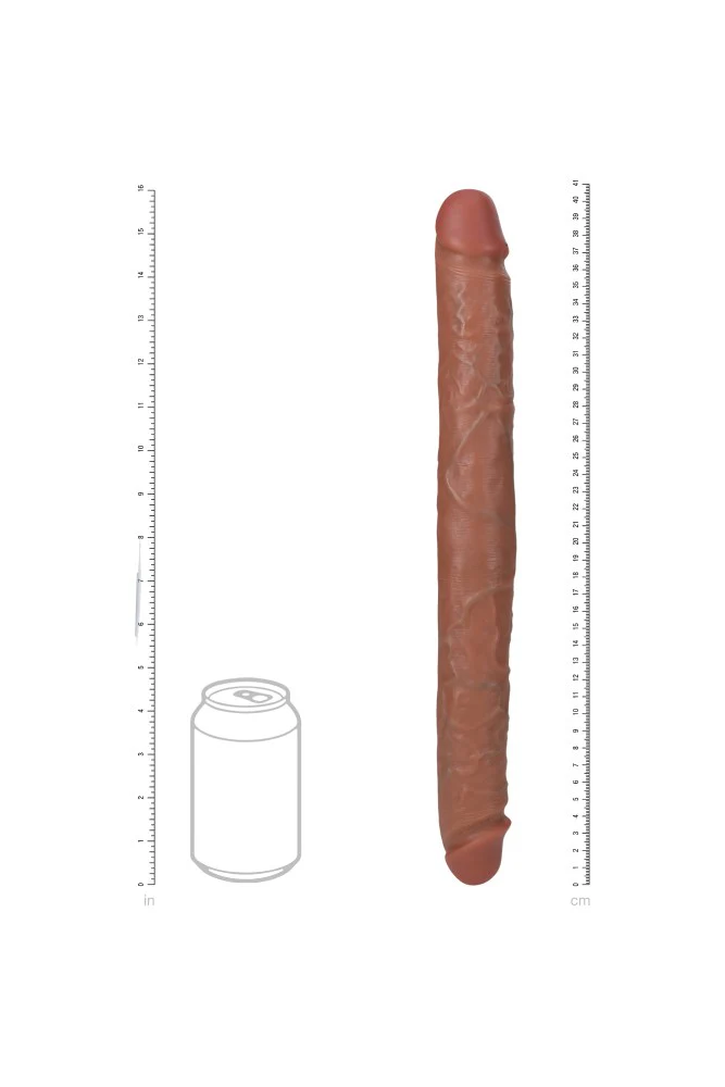 Shots Toys - RealRock - Thick Double Ended Dong - Various Sizes & Colors - Image 14