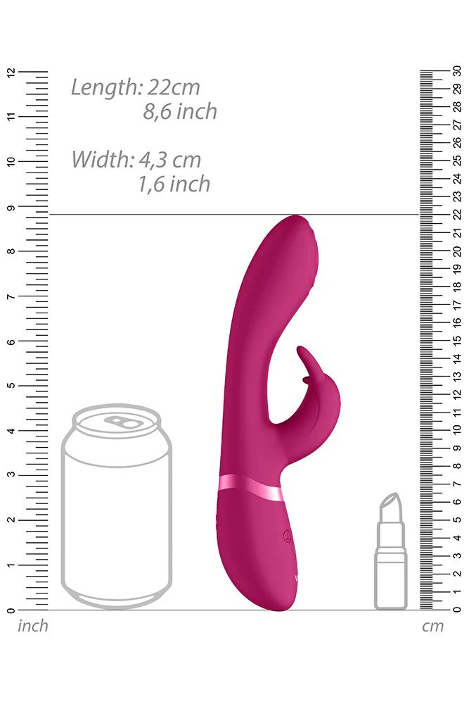 Shots Toys - VIVE - Cato Pulse G-Spot Rabbit Vibrator - Pink - Image 6
