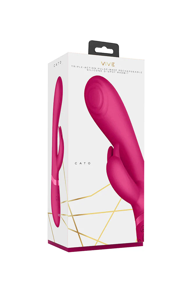 Shots Toys - VIVE - Cato Pulse G-Spot Rabbit Vibrator - Pink - Image 7