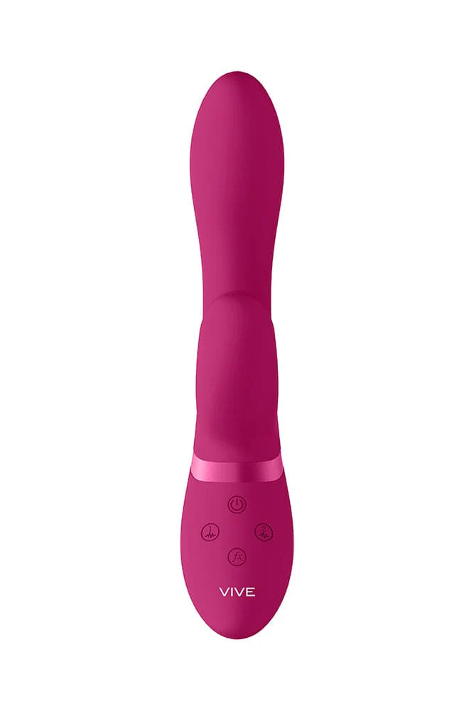 Shots Toys - VIVE - Kyra Pulse Clitoral Rabbit Vibrator - Pink - Image 3