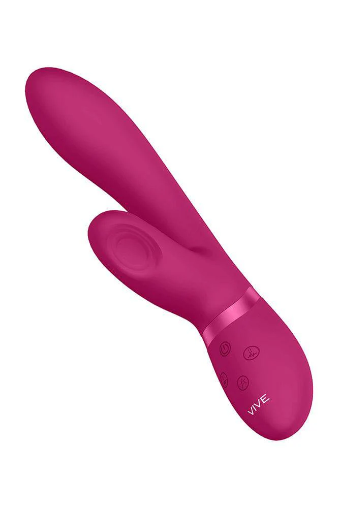 Shots Toys - VIVE - Kyra Pulse Clitoral Rabbit Vibrator - Pink - Image 4