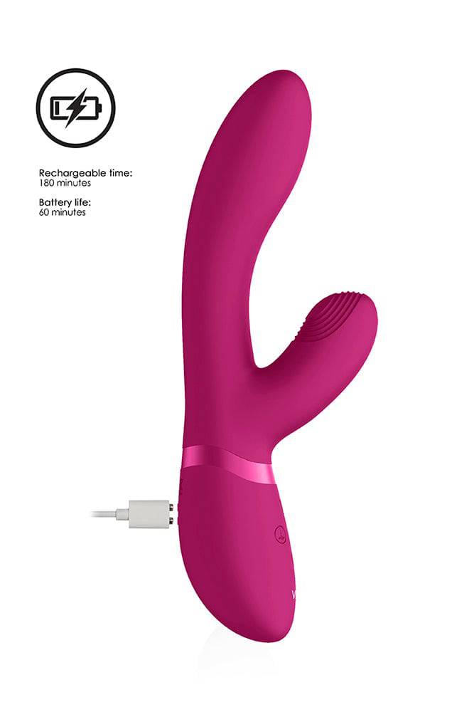 Shots Toys - VIVE - Kyra Pulse Clitoral Rabbit Vibrator - Pink - Image 6