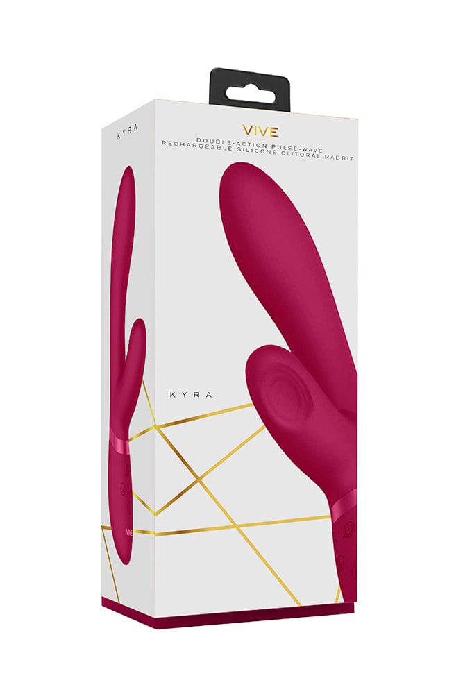 Shots Toys - VIVE - Kyra Pulse Clitoral Rabbit Vibrator - Pink - Image 8