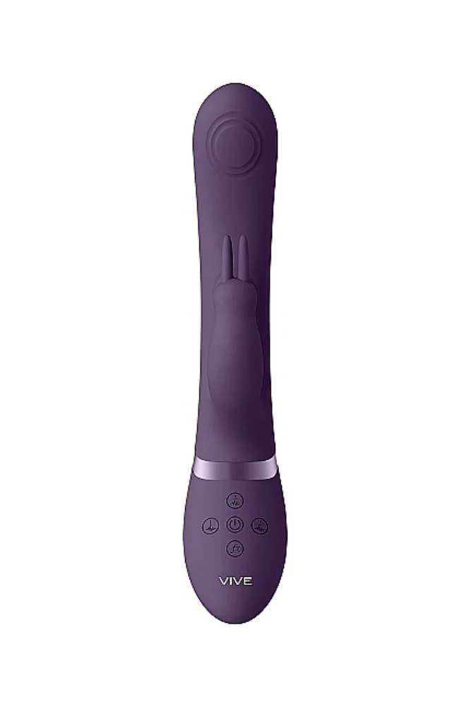 Shots Toys - VIVE - May Dual Pulse-Wave Rabbit Vibrator - Purple - Image 4