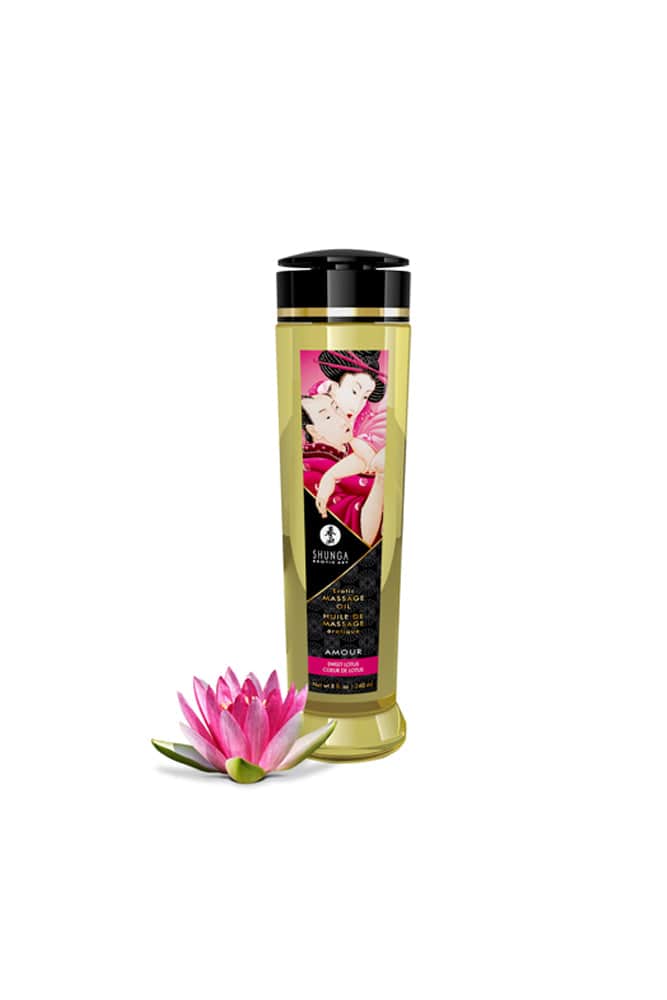 Shunga - Erotic Massage Oil - 8oz - Sweet Lotus
